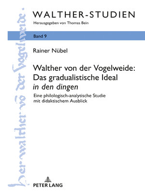 cover image of Walther von der Vogelweide